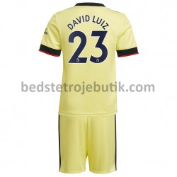 Arsenal David Luiz 23 Børn Udebane Fodboldtrøje 2021-2022 Kortærmet