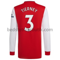 Arsenal Kieran Tierney 3 Hjemmebane Fodboldtrøje 2021-2022 Langærmet