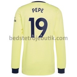Arsenal Nicolas Pepe 19 Udebane Fodboldtrøje 2021-2022 Langærmet