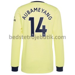 Arsenal Pierre-Emerick Aubameyang 14 Udebane Fodboldtrøje 2021-2022 Langærmet