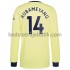 Arsenal Pierre-Emerick Aubameyang 14 Udebane Fodboldtrøje 2021-2022 Langærmet