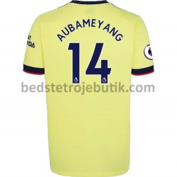 Arsenal Pierre-Emerick Aubameyang 14 Udebane Fodboldtrøje 2021-2022 Kortærmet