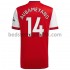 Arsenal Pierre-Emerick Aubameyang 14 Hjemmebane Fodboldtrøje 2021-2022 Kortærmet