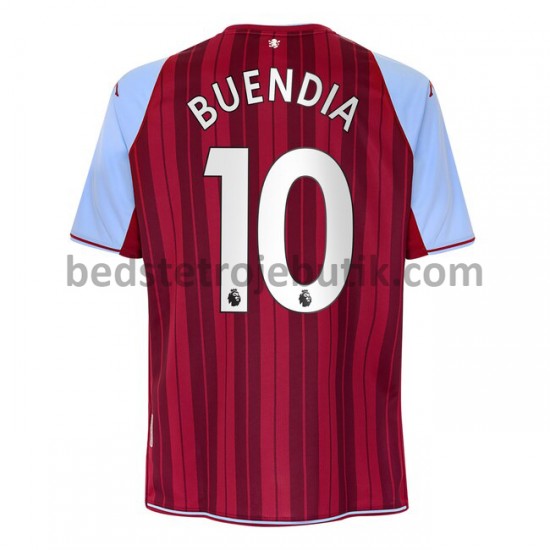 Aston Villa Emiliano Buendia 10 Hjemmebane Fodboldtrøje 2021-2022 Kortærmet