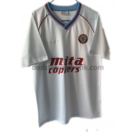 Aston Villa Retro Udebane Fodboldtrøje 1988 Kortærmet