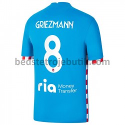 Atlético Madrid Antoine Griezmann 8 3. Valg Fodboldtrøje 2021-2022 Kortærmet