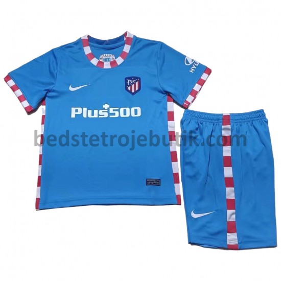 Atlético Madrid Børn 3. Valg Fodboldtrøje 2021-2022 Kortærmet