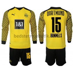 Borussia Dortmund Hummels 15 Børn Hjemmebane Fodboldtrøje 2021-2022 Langærmet