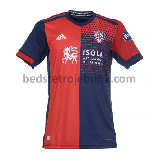 Cagliari Hjemmebane Fodboldtrøje 2021-2022 Kortærmet