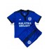 Cardiff City Børn Hjemmebane Fodboldtrøje 2021-2022 Kortærmet