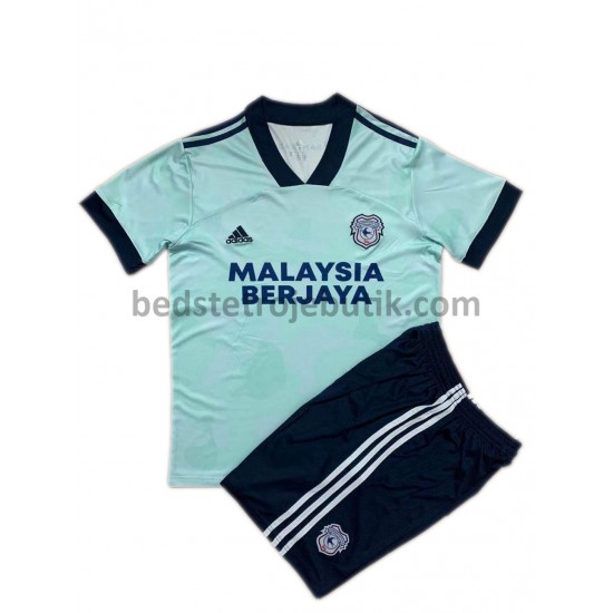 Cardiff City Børn 3. Valg Fodboldtrøje 2021-2022 Kortærmet