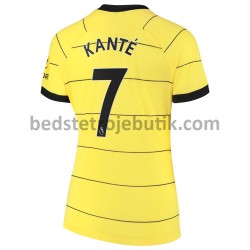 Chelsea Kante 7 Dame Udebane Fodboldtrøje 2021-2022 Kortærmet