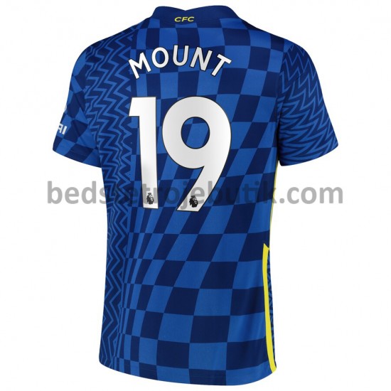 Chelsea Mason Mount 19 Hjemmebane Fodboldtrøje 2021-2022 Kortærmet