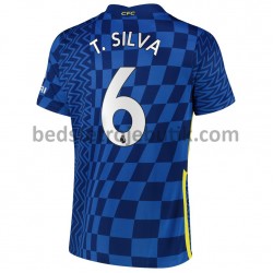 Chelsea T. Silva 6 Hjemmebane Fodboldtrøje 2021-2022 Kortærmet