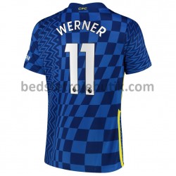 Chelsea Timo Werner 11 Hjemmebane Fodboldtrøje 2021-2022 Kortærmet