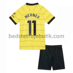 Chelsea Timo Werner 11 Børn Udebane Fodboldtrøje 2021-2022 Kortærmet
