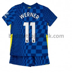 Chelsea Timo Werner 11 Børn Hjemmebane Fodboldtrøje 2021-2022 Kortærmet