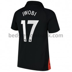 Everton Alex Iwobi 17 Udebane Fodboldtrøje 2021-2022 Kortærmet