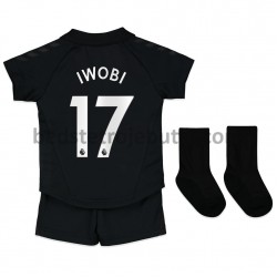 Everton Alex Iwobi 17 Børn Udebane Fodboldtrøje 2021-2022 Kortærmet