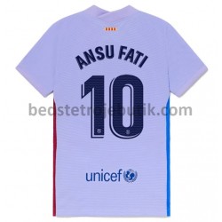 FC Barcelona Ansu Fati 10 Udebane Fodboldtrøje 2021-2022 Kortærmet
