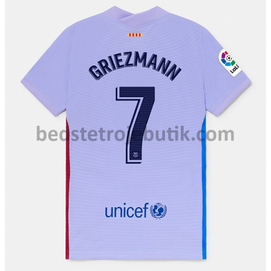 FC Barcelona Antoine Griezmann 7 Udebane Fodboldtrøje 2021-2022 Kortærmet