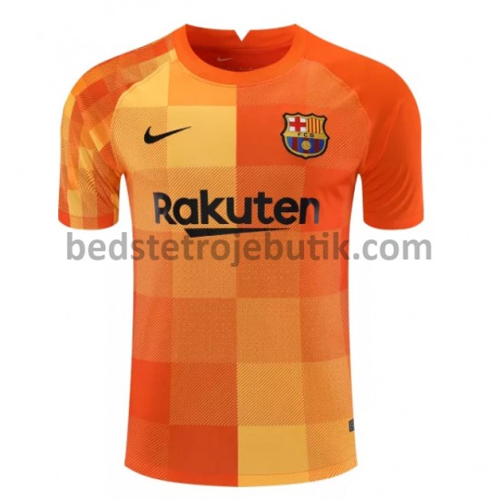 FC Barcelona Målmand Hjemmebane Fodboldtrøje 2021-2022 Kortærmet