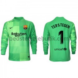 FC Barcelona Målmand Ter Stegen 1 3. Valg Fodboldtrøje 2021-2022 Langærmet