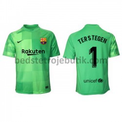 FC Barcelona Målmand Ter Stegen 1 3. Valg Fodboldtrøje 2021-2022 Kortærmet
