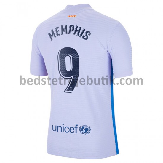 FC Barcelona Memphis Depay 9 Udebane Fodboldtrøje 2021-2022 Kortærmet