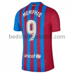 FC Barcelona Memphis Depay 9 Hjemmebane Fodboldtrøje 2021-2022 Kortærmet