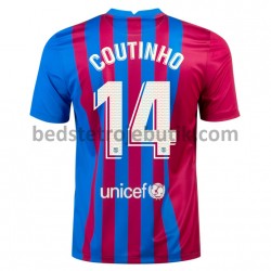 FC Barcelona Philippe Coutinho 14 Hjemmebane Fodboldtrøje 2021-2022 Kortærmet