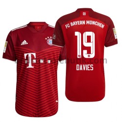 FC Bayern München Alphonso Davies 19 Hjemmebane Fodboldtrøje 2021-2022 Kortærmet