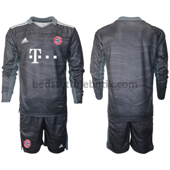 FC Bayern München Målmand Børn Udebane Fodboldtrøje 2021-2022 Langærmet