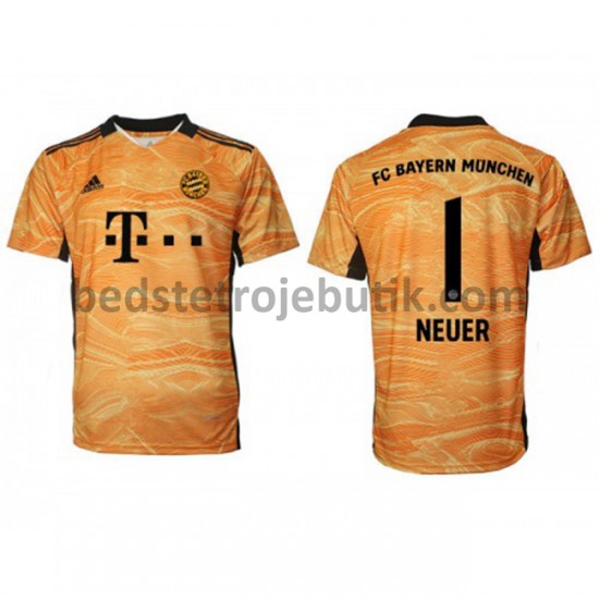 FC Bayern München Målmand Manuel Neuer 1 Hjemmebane Fodboldtrøje 2021-2022 Kortærmet