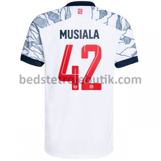 FC Bayern München Jamal Musiala 42 3. Valg Fodboldtrøje 2021-2022 Kortærmet