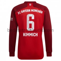 FC Bayern München Joshua Kimmich 6 Hjemmebane Fodboldtrøje 2021-2022 Langærmet