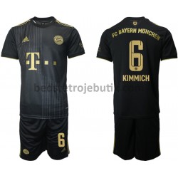 FC Bayern München Joshua Kimmich 6 Børn Udebane Fodboldtrøje 2021-2022 Kortærmet