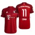 FC Bayern München Kingsley Coman 11 Hjemmebane Fodboldtrøje 2021-2022 Kortærmet