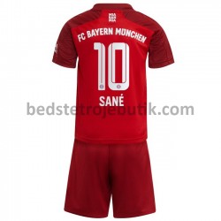 FC Bayern München Leroy Sane 10 Børn Hjemmebane Fodboldtrøje 2021-2022 Kortærmet