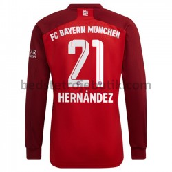 FC Bayern München Lucas Hernandez 21 Hjemmebane Fodboldtrøje 2021-2022 Langærmet