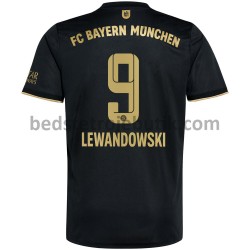 FC Bayern München Robert Lewandowski 9 Udebane Fodboldtrøje 2021-2022 Kortærmet