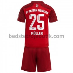 FC Bayern München Thomas Muller 25 Børn Hjemmebane Fodboldtrøje 2021-2022 Kortærmet