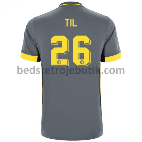 Feyenoord Rotterdam Guus Til 26 Udebane Fodboldtrøje 2021-2022 Kortærmet