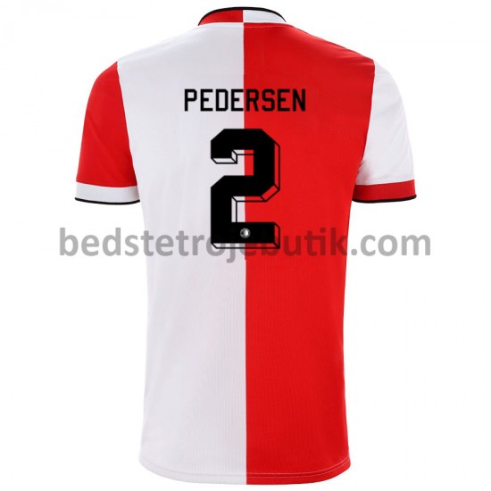 Feyenoord Rotterdam Marcus Pedersen 2 Hjemmebane Fodboldtrøje 2021-2022 Kortærmet