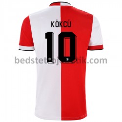 Feyenoord Rotterdam Orkun Kokcu 10 Hjemmebane Fodboldtrøje 2021-2022 Kortærmet