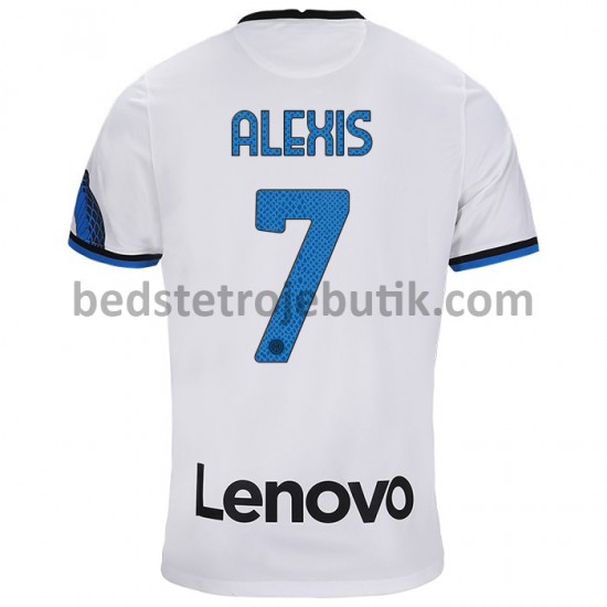 Inter Milan Alexis Sanchez 7 Udebane Fodboldtrøje 2021-2022 Kortærmet