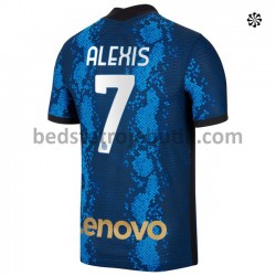 Inter Milan Alexis Sanchez 7 Hjemmebane Fodboldtrøje 2021-2022 Kortærmet