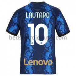 Inter Milan Lautaro Martinez 10 Hjemmebane Fodboldtrøje 2021-2022 Kortærmet