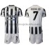Juventus Cristiano Ronaldo 7 Børn Hjemmebane Fodboldtrøje 2021-2022 Kortærmet