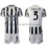 Juventus Giorgio Chiellini 3 Børn Hjemmebane Fodboldtrøje 2021-2022 Kortærmet